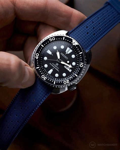 rubber strap for seiko turtle|best strap seiko turtle.